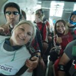 Southport Slimming World consultants Kelly Barker and Fiona Foulder have completed a skydive to raise funds for Queenscourt Hospice