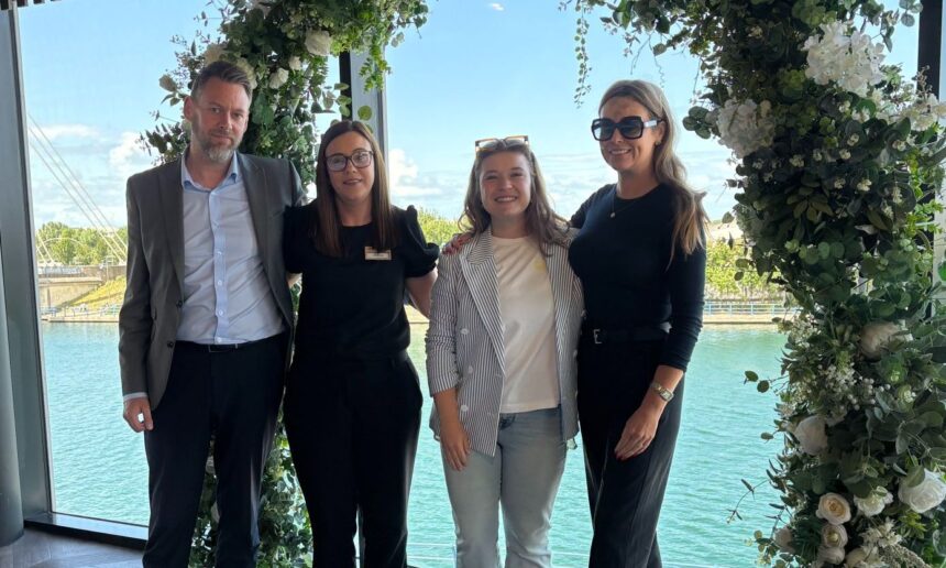 Southport Life is a new networking group with added social value. From left: Frank Stewart, Lindsey Boydell, Lizzie Barnett and Serena Silcock-Prince