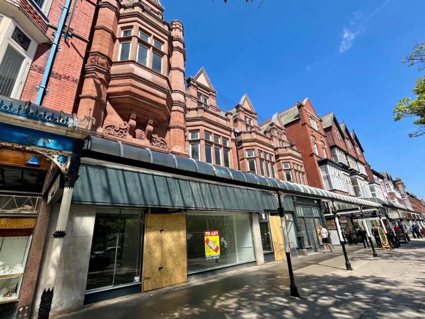 The site of the new Wine & Words by Watson on Lord Street in Southport. Photo by Andrew Brown Stand Up For Southport