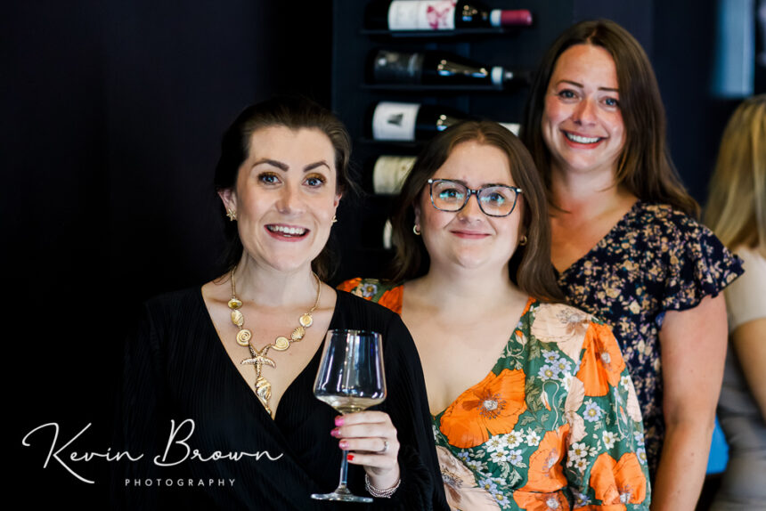 Gusts enjoy the first look inside the new Wine & Words by Watson on Lord Street in Southport. Photo by Kevin Brown Photography