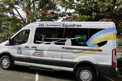 The new minibus for 281 (Southport) Squadron Air Training Corps. Photo by Andrew Brown Stand Up For Southport