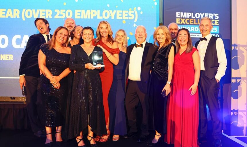 Alcedo Care has been named Large Employer of the Year 2025 at the Employers Excellence Awards. Photo by Employers Excellence Awards