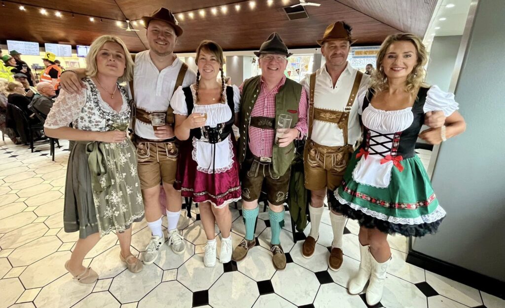 People enjoy the first Beer On The Pier beer festival in Southport. Photo by Andrew Brown Stand Up For Southport