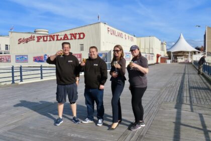 The new Beer On The Pier festival in Southport will take place on Southport Pier on Saturday 20th September 2025. Photo by Andrew Brown Stand Up For Southport