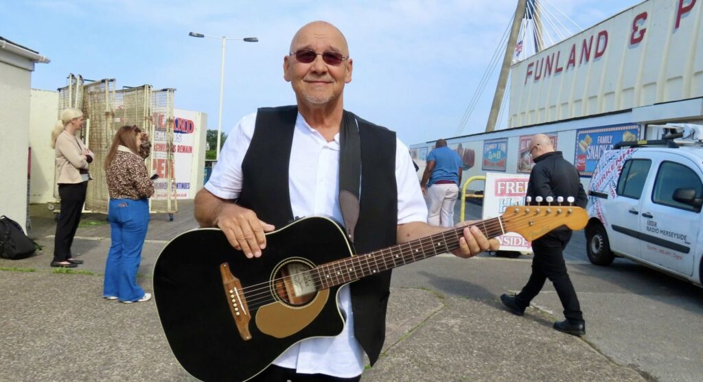 Southport musician George Windsor. Photo by Andrew Brown Stand Up For Southport