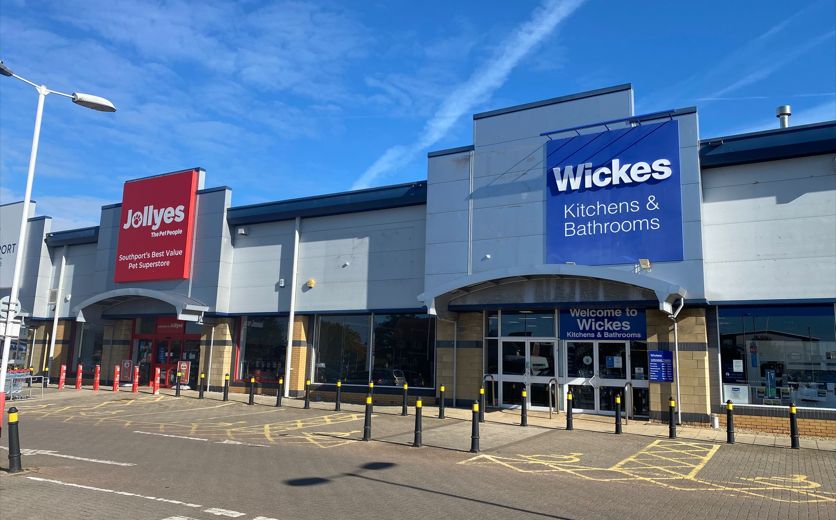Kew Retail Park in Southport