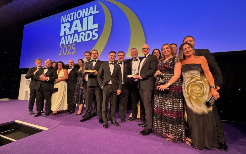 Merseyrail enjoyed a remarkable night of success at the National Rail Awards 2025