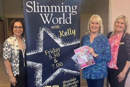 Slimming World groups in Merseyside welcomed Sefton Councillor Lynne Thompson and Patrick Hurley, MP for Southport