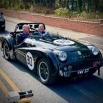 VIP Guest at the Cataclean Southport Speed Sprint Revival 2025 was the High Sheriff of Merseyside, Billy Hui BEM. He was a passenger in this fabulous Triumph TR3a sports car entered by Hamish Roscoe. Billy performed the Official Flag Drop at the start line which added a very special touch to the event.