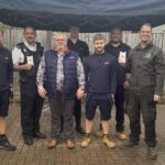 Cllr Mike Sammon attends a trade day at CEF Southport where Merseyside Police held a tool marking stall