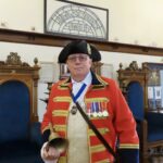 Southport Town Crier Kevin Ruane MBE. Photo by Andrew Brown Stand Up For Southport
