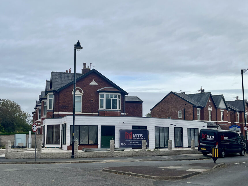 The new restaurant being created at 192 Cambridge Road in Churchtown in Southport on the site of the former Boxtree Nurseries cafe