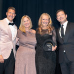 The Travel Industry Awards by TTG 2025. Cruise Expert Of The Year, Matt Roclawksi, TTG, Nicola McNeish, Celebrity Cruise, Gilllian Williams, Travel Village Group and Dermot O'Leary. Photography by Steve Dunlop www.stevedunlop.com