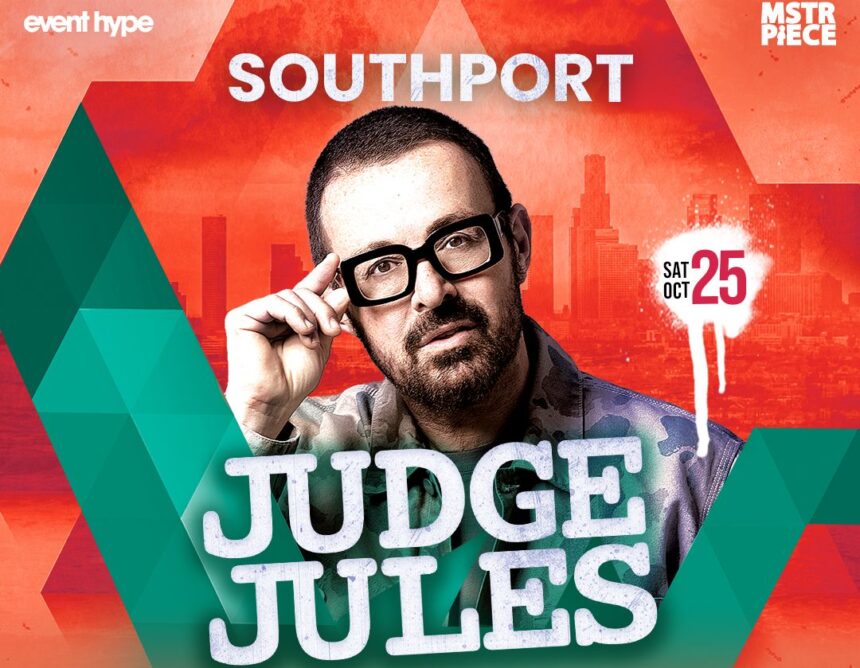 Judge Jules heads to Banff Southport on Saturday 25th October 2025 for a special 'Up Close & Personal' show