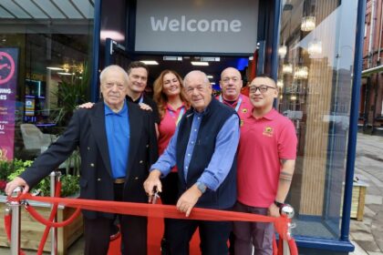 The new LOL Bingo lounge in Southport has been officially opened by former bingo managers Derick Moss and John Waby, who joined owner Mike Smith, manager Jenny Phillips and their team. Photo by Andrew Brown Stand Up For Southport