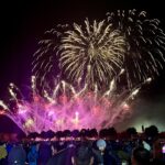 Crowds enjoy the British Musical Fireworks Championship at Victoria Park in Southport. Photo by Andrew Brown Stand Up For Southport