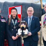 The Royal British Legion launched its annual Poppy Appeal in Southport. Among VIPs at the launch were: Royston Smith Straney, Serena Silcock-Prince and Stuart Steel from the Royal British Legion and Patrick Hurley, the MP for Southport. Photo by Lizzie Barnett Southport's Journey