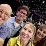 Brendan Riley, Dan Nightingale, Jenny Collier and Val Brady at Best Of The Fest at Southport Comedy Festival.