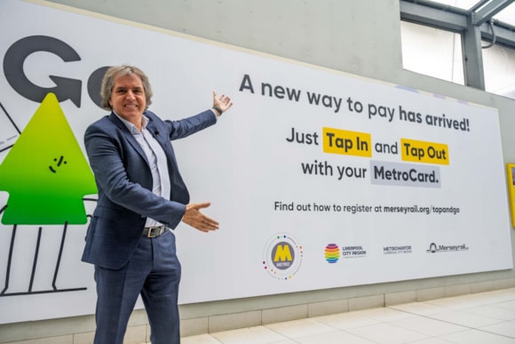 Liverpool City Region Mayor Steve Rotheram welcomed the early success of Tap and Go