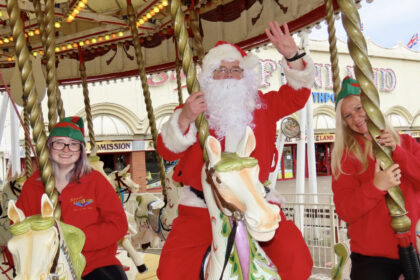 Families can enjoy Breakfast With Santa at Silcock's Pier Family Restaurant and Silcock's Carousel in Southport. Photo by Andrew Brown Stand Up For Southport