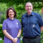Jan Fraser and Martin Abrams MBE from the Spiritual Care and Chaplaincy Office