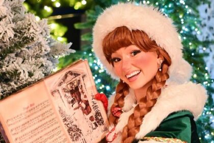 Kristina Cunningham owner of Regally Royal Parties is getting into the Christmas spirit