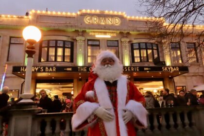 Father Christmas at The Grand in Southport. Photo by Andrew Brown Stand Up For Southport