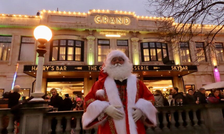 Father Christmas at The Grand in Southport. Photo by Andrew Brown Stand Up For Southport