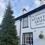 The Christmas tree outisde the Hesketh Arms pub in Churchtown Village in Southport. Photo by Andrew Brown Stand Up For Southport