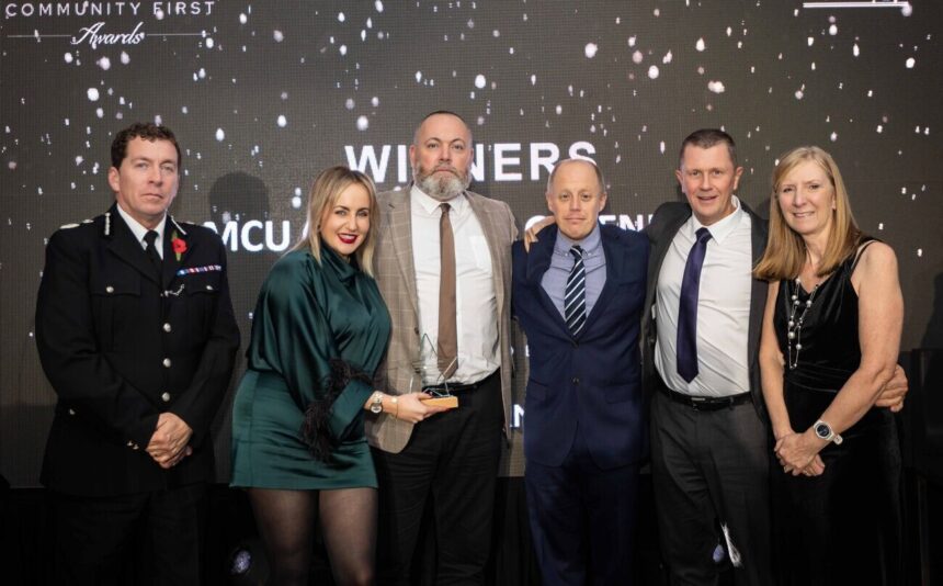 Merseyside Police celebrated its annual Community First Awards. The Operation Greenbank Team with Chief Constable Rob Carden