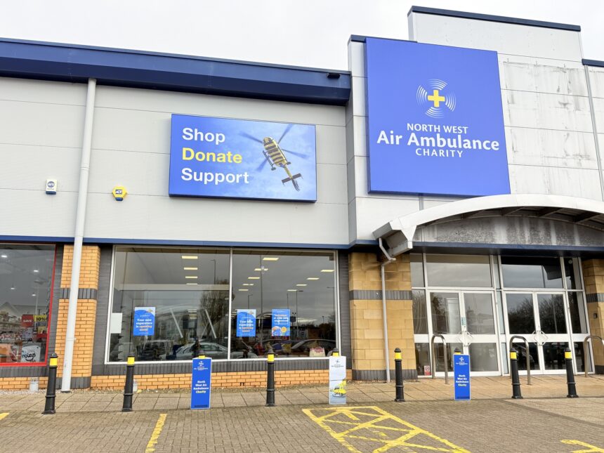 The new North West Air Ambulance superstore at Kew Retail Park in Southport