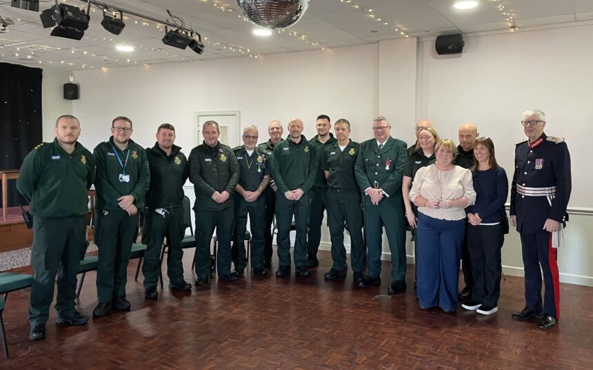 Senior Paramedic Team Leader Paul Smith has been awarded a British Empire Medal (BEM) by Lord Lieutenant of Merseyside Mark Blundell