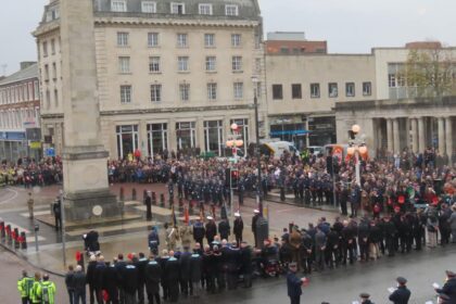 Remembrance Day in Southport. Photo by Andrew Brown Stand Up For Southport