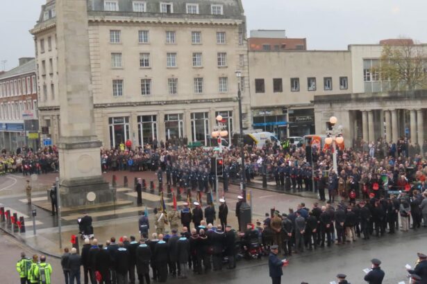 Remembrance Day in Southport. Photo by Andrew Brown Stand Up For Southport