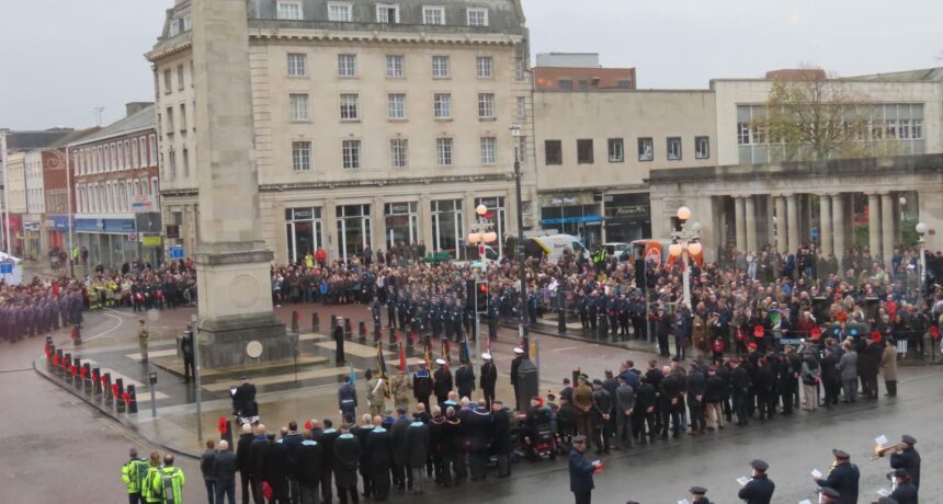 Remembrance Day in Southport. Photo by Andrew Brown Stand Up For Southport
