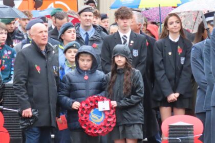 Remembrance Sunday in Southport. Photo by Andrew Brown Stand Up For Southport