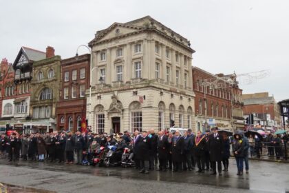 Veterans in Southport. Photo by Andrew Brown Stand Up For