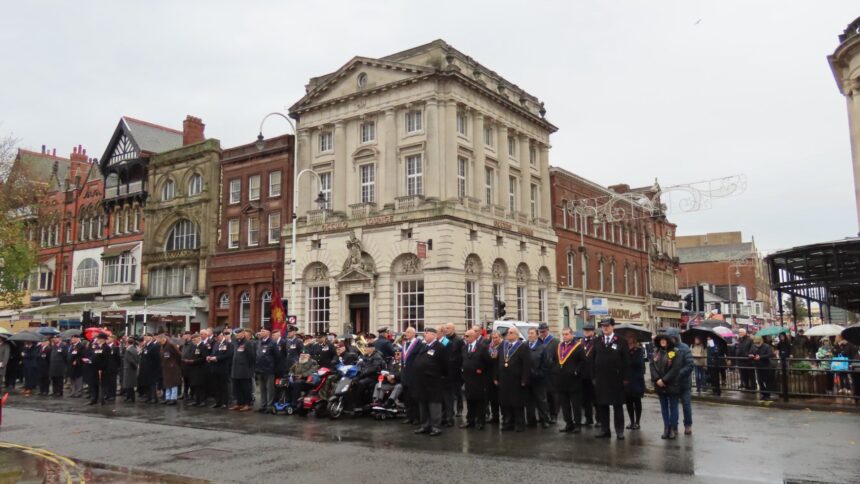 Veterans in Southport. Photo by Andrew Brown Stand Up For