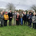 A special ceremony in Formby marked the planting of a commemorative oak tree