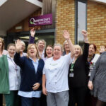 Sandra Stevenson the Cook Supervisor at Queenscourt is dancing in the Strictly event in Southport to raise funds for the hospice. Photo by Andrew Brown Stand Up For Southport