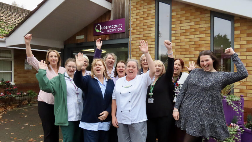 Sandra Stevenson the Cook Supervisor at Queenscourt is dancing in the Strictly event in Southport to raise funds for the hospice. Photo by Andrew Brown Stand Up For Southport