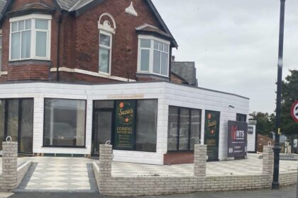 Work takes place to create the new Suzie's restaurant in Churchtown in Southport