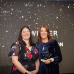 Police and Crime Commissioner Emily Spurrell (Left) with TravelSafe Partnership Manager Nikki Swanson (right)