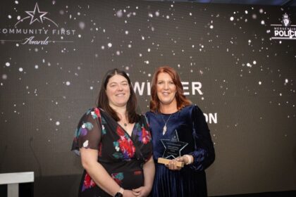 Police and Crime Commissioner Emily Spurrell (Left) with TravelSafe Partnership Manager Nikki Swanson (right)