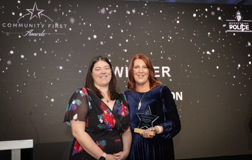 Police and Crime Commissioner Emily Spurrell (Left) with TravelSafe Partnership Manager Nikki Swanson (right)