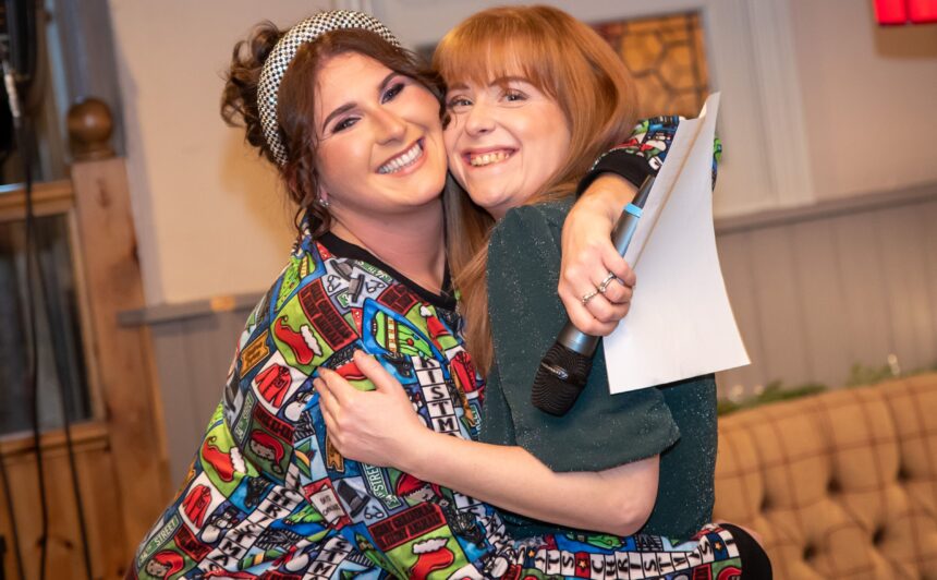 The Christmas jumper pub quiz for Queenscourt Hospice. Photo by Ian Lawson Photography