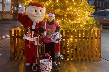 Ella Bowles is taking on a 12 Days Before Christmas walking challenge in Southport to raise funds for Dandelion Days. Ella in Birkdale Village