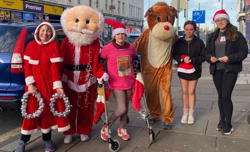 Ella Bowles has completed her 12 Days of Christmas walking challenge in Southport and Birkdale