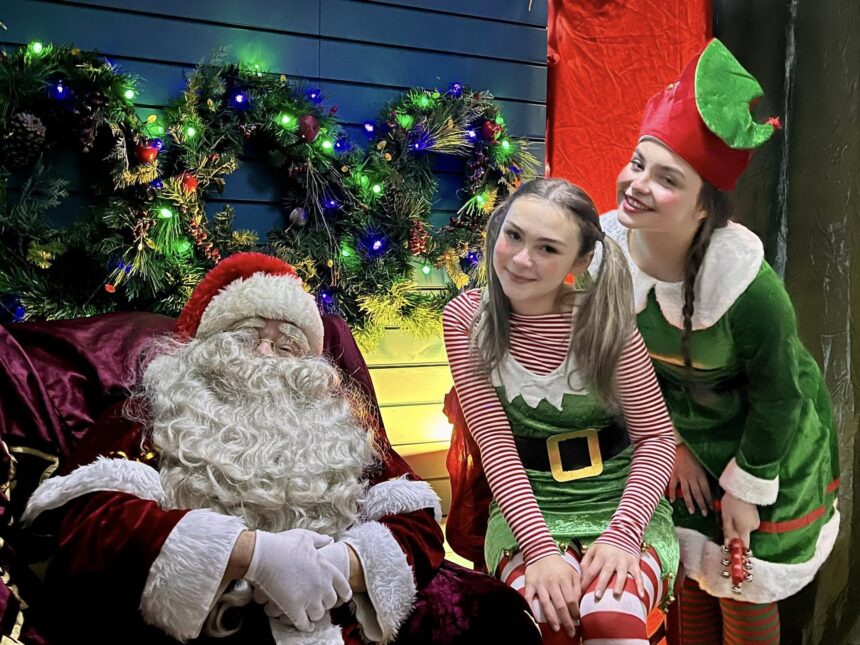 Santa's Grotto is open at Wayfarers Arcade in Southport. Photo by Andrew Brown Stand Up For Southport