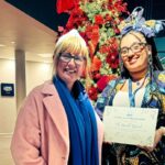 The Hearth CIC founders Rebecca Armstrong and Nadia Speers-Robinson with their Certificate of Appreciation